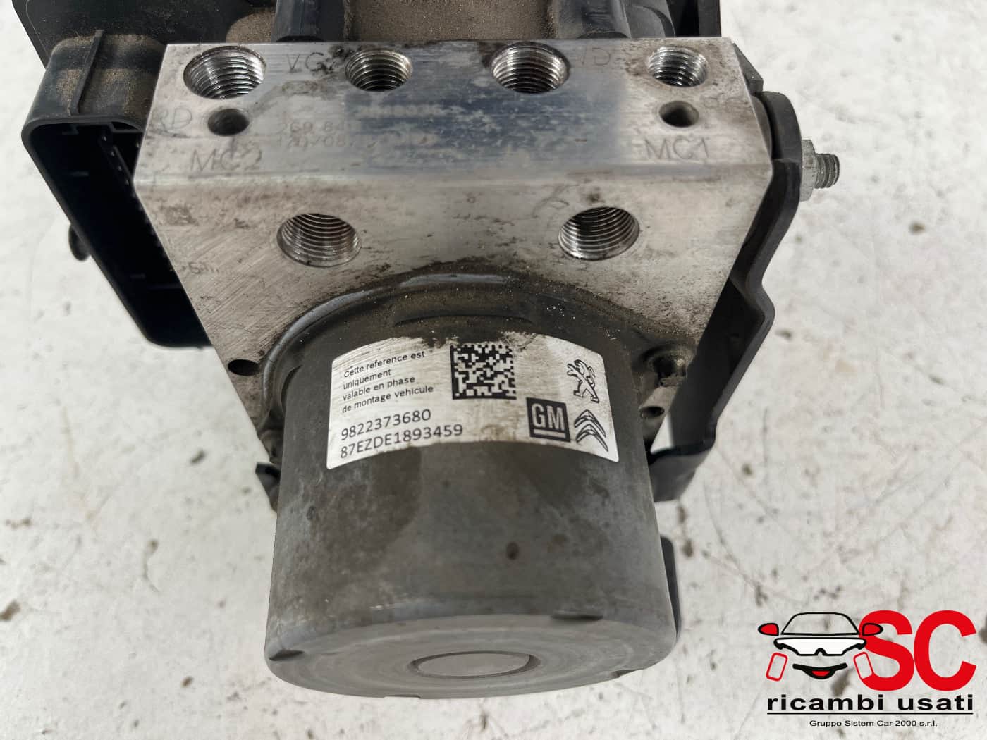 Abs Opel Crossland X 1.6 Cdi 9822373680 39121495 - 40391 Abs Opel Crossland X 1.6 Cdi 9822373680 39121495 - 40391