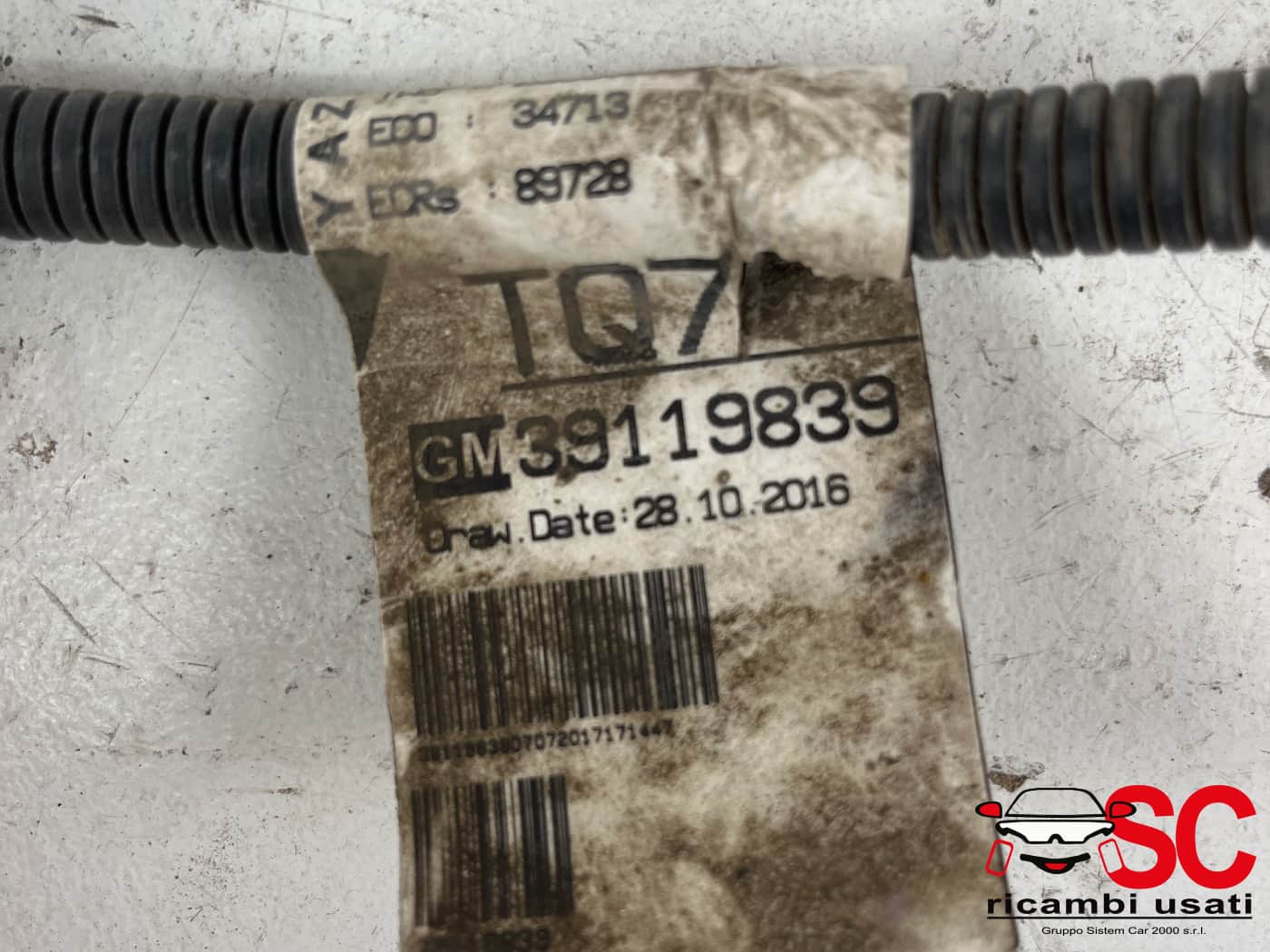 Cablaggio Pompa Carburante Opel Crossland X 1.6 39119839 - 40406