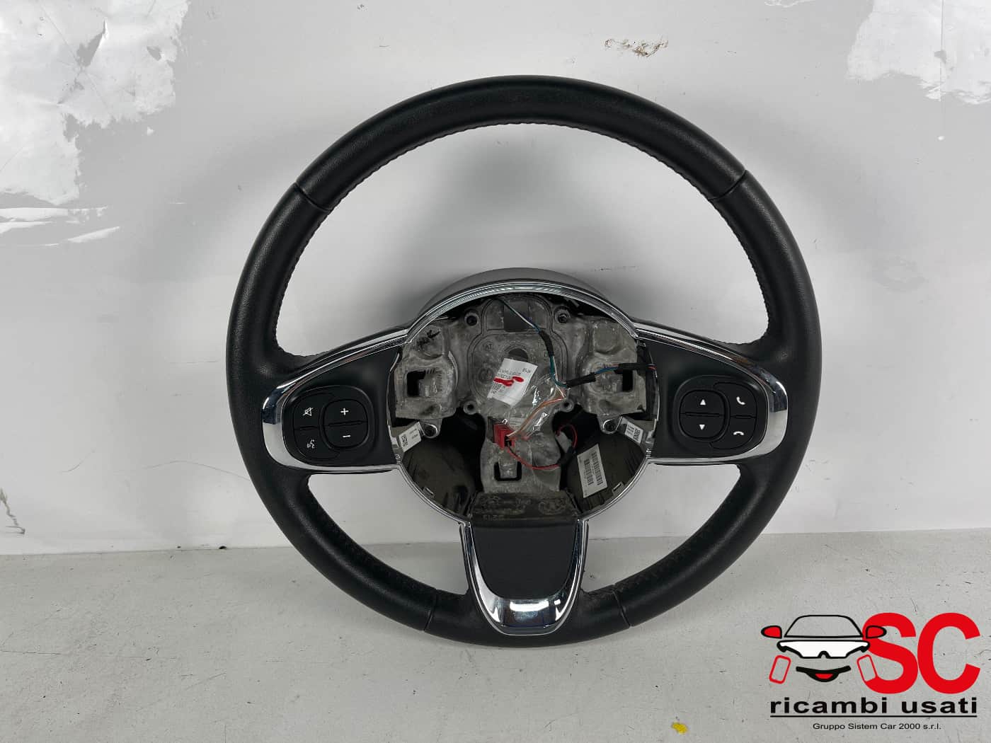Volante In Pelle Nera Fiat 500 Restyling  - 40798