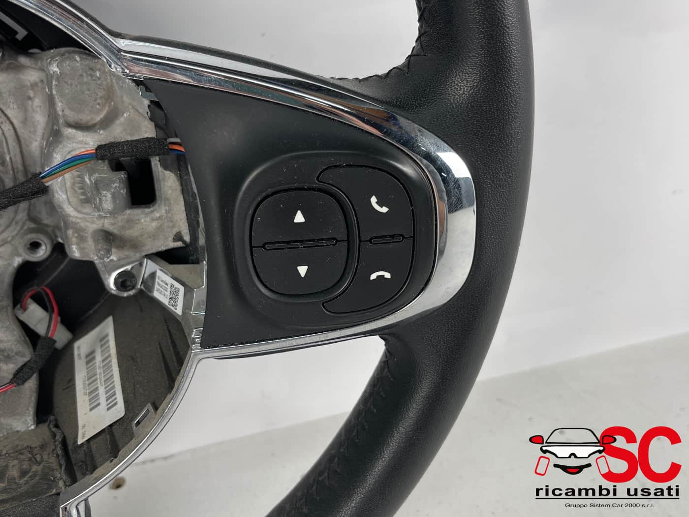 Volante In Pelle Nera Fiat 500 Restyling  - 40798