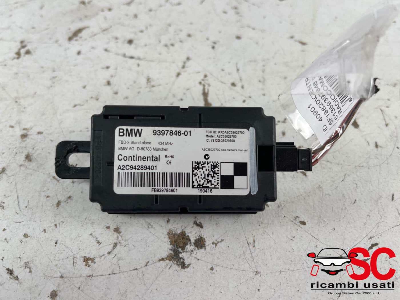 Centralina Keyless Bmw X1 F48 61359397846 - 40901 Centralina Keyless Bmw X1 F48 61359397846 - 40901