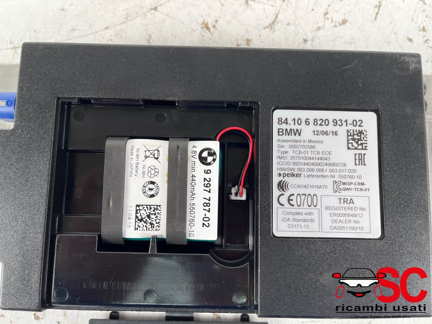 Centralina Controllo Multimediale Bmw X1 F48 8410682093102 - 40904 Centralina Controllo Multimediale Bmw X1 F48 8410682093102 - 40904