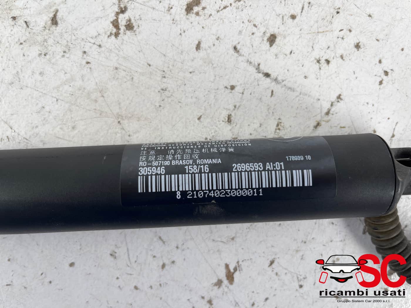 Molla A Gas Elettrica Portellone Bmw X1 F48 51247350837 - 40915 Molla A Gas Elettrica Portellone Bmw X1 F48 51247350837 - 40915