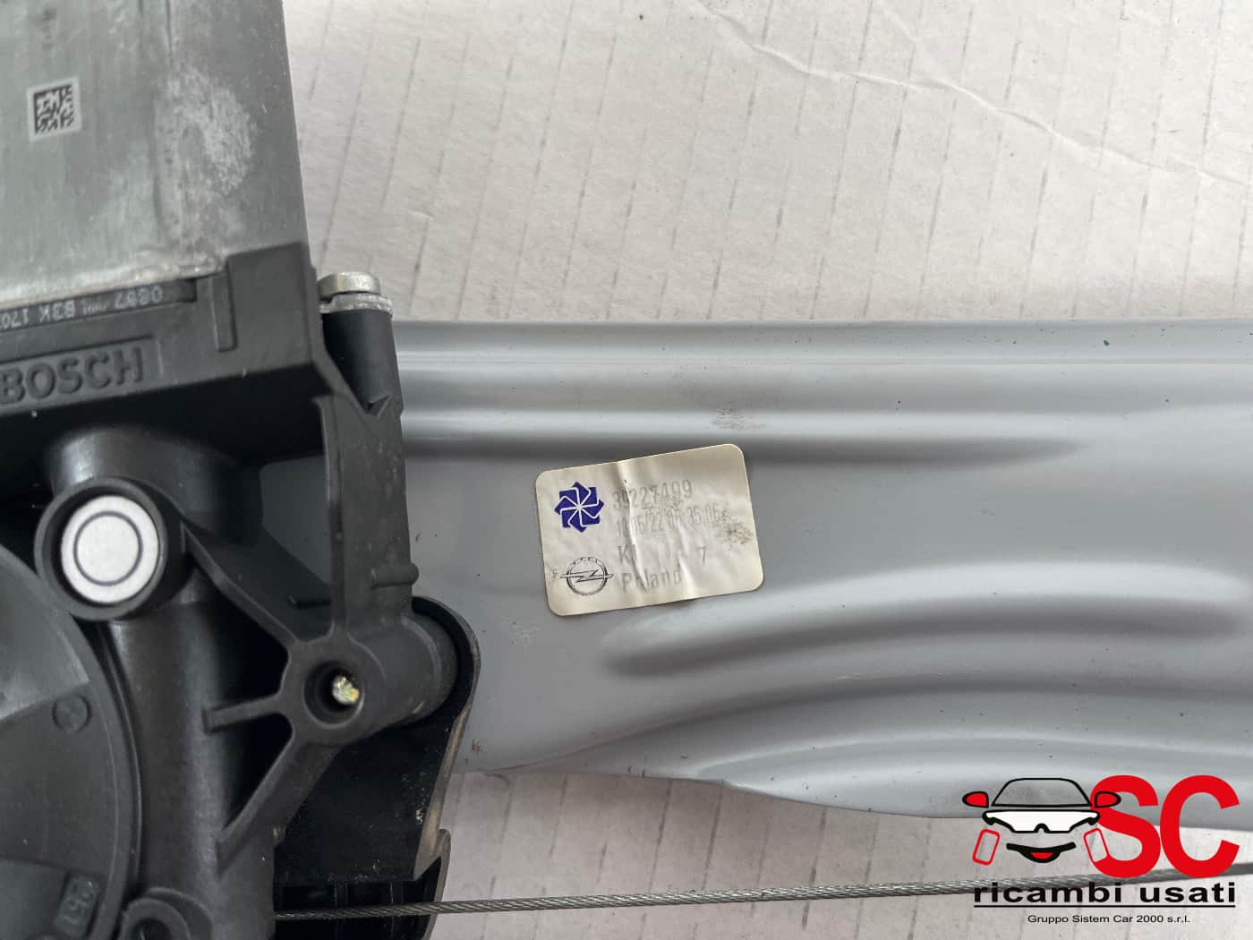 Alzavetro Anteriore Sinistro Opel Crossland X 39227499 - 42551 Alzavetro Anteriore Sinistro Opel Crossland X 39227499 - 42551