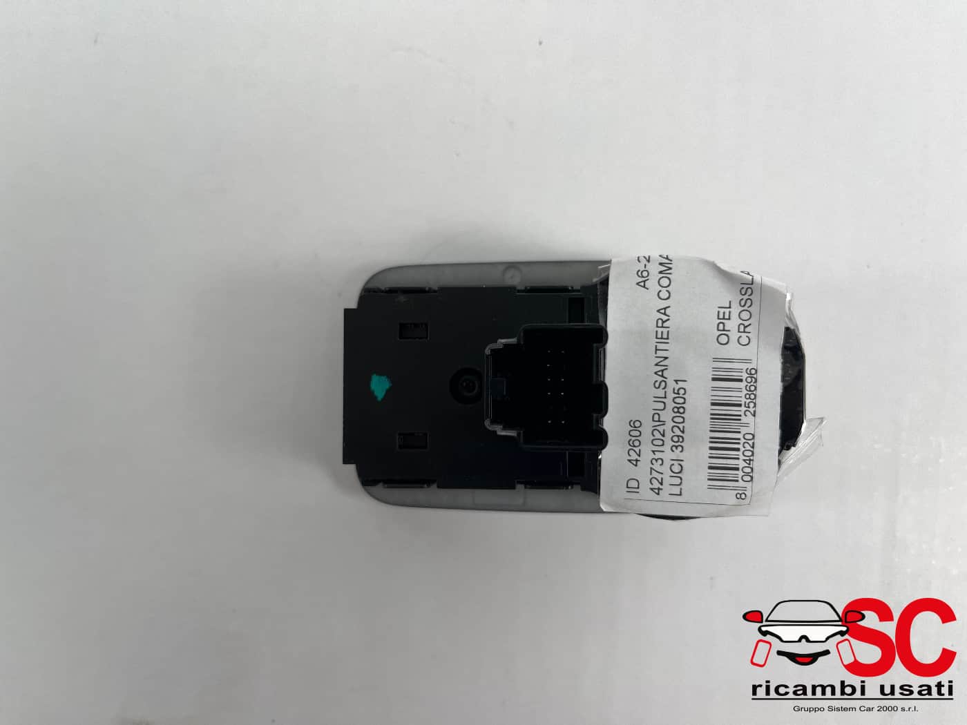 Pulsantiera Comando Luci Opel Crossland X 39208051 - 42606 Pulsantiera Comando Luci Opel Crossland X 39208051 - 42606
