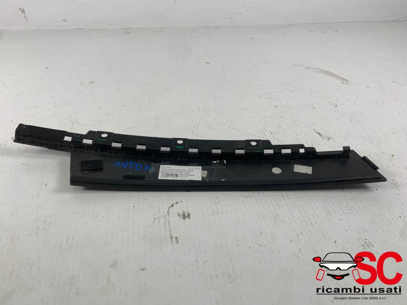 Modanatura Porta Anteriore Dx Alfa Romeo Giulia 156125818 - 43424 Modanatura Porta Anteriore Dx Alfa Romeo Giulia 156125818 - 43424
