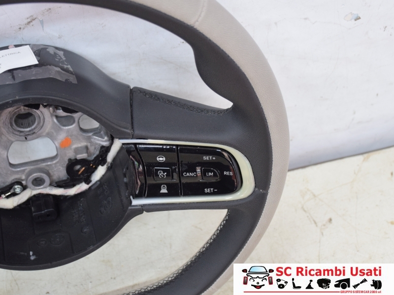 Volante Bianco Fiat 500 Elettrica 735769686 - N00024 Volante Bianco Fiat 500 Elettrica 735769686 - N00024