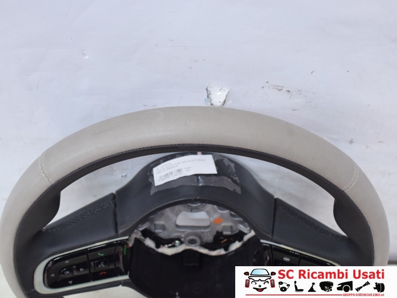 Volante Bianco Fiat 500 Elettrica 735769686 - N00024 Volante Bianco Fiat 500 Elettrica 735769686 - N00024