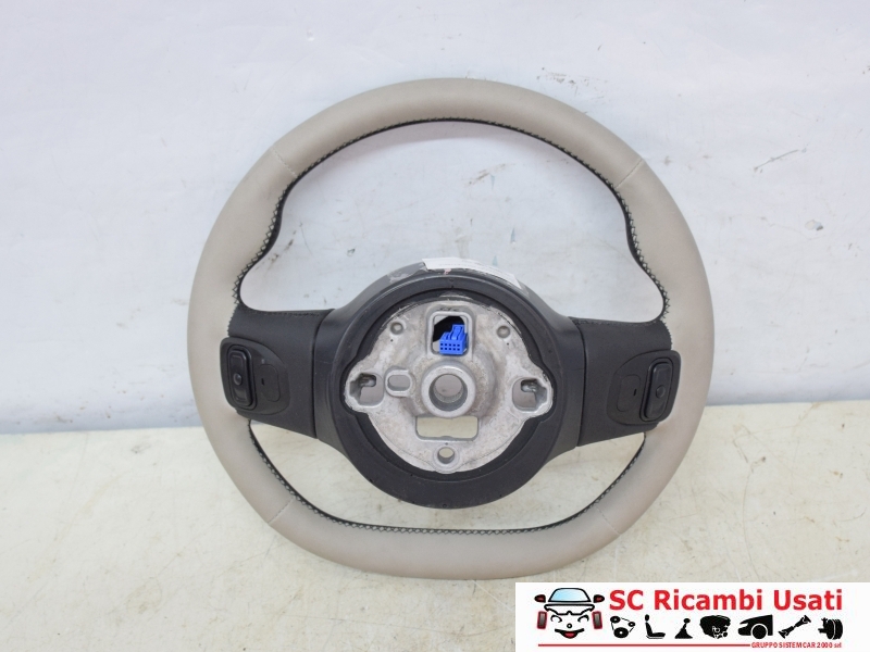 Volante Bianco Fiat 500 Elettrica 735769686 - N00024 Volante Bianco Fiat 500 Elettrica 735769686 - N00024