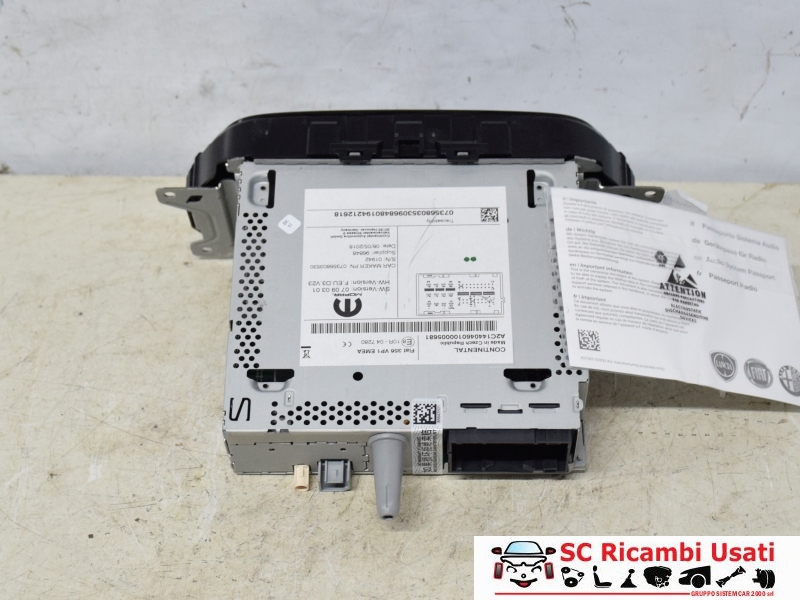 Autoradio Fiat Tipo 735630952 - N00039 Autoradio Fiat Tipo 735630952 - N00039
