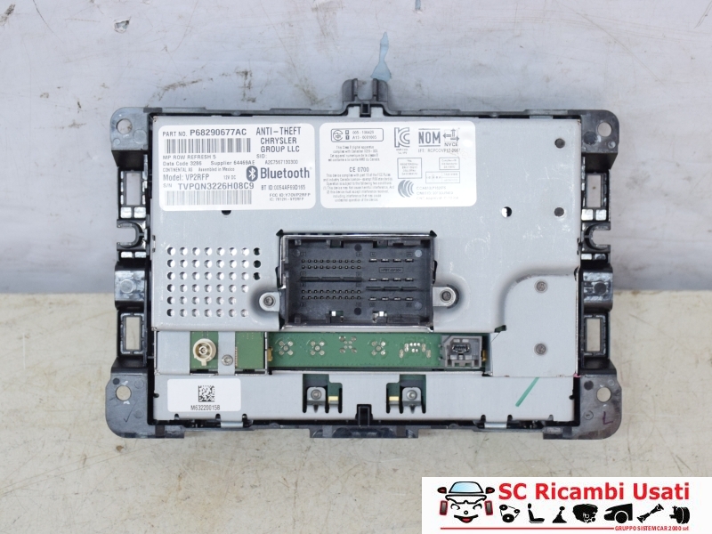 Autoradio 5 Pollici Jeep Compass K68292817AJ K68290677AC - N00072 Autoradio 5 Pollici Jeep Compass K68292817AJ K68290677AC - N00072