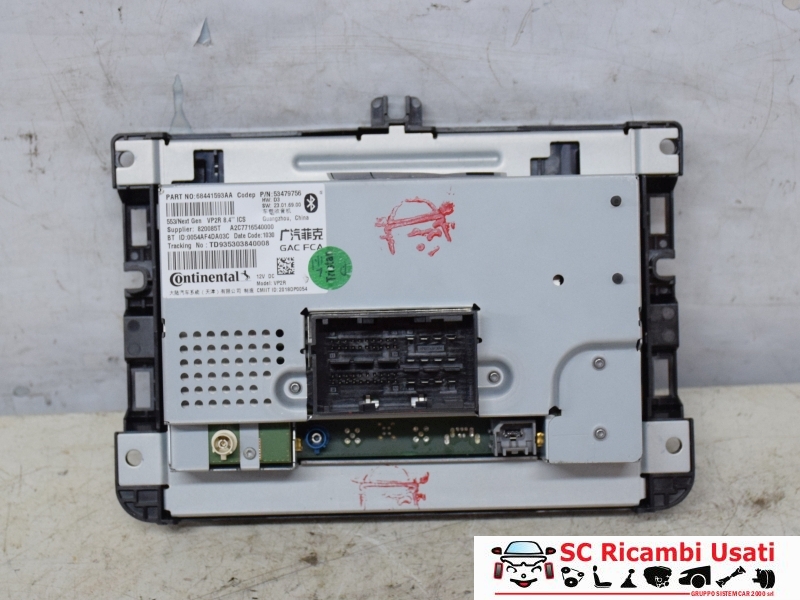 Autoradio 8.4 Pollici Jeep Compass 53479756 68441593AA - N00267