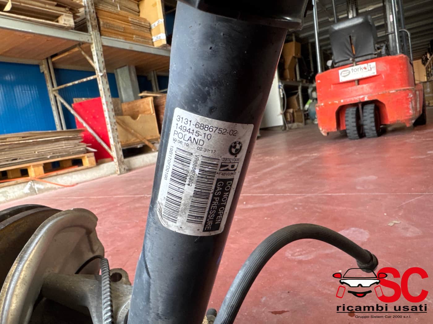 Mozzo Montante Anteriore Destro Bmw X1 F8 31216876852 6876852 - W00557