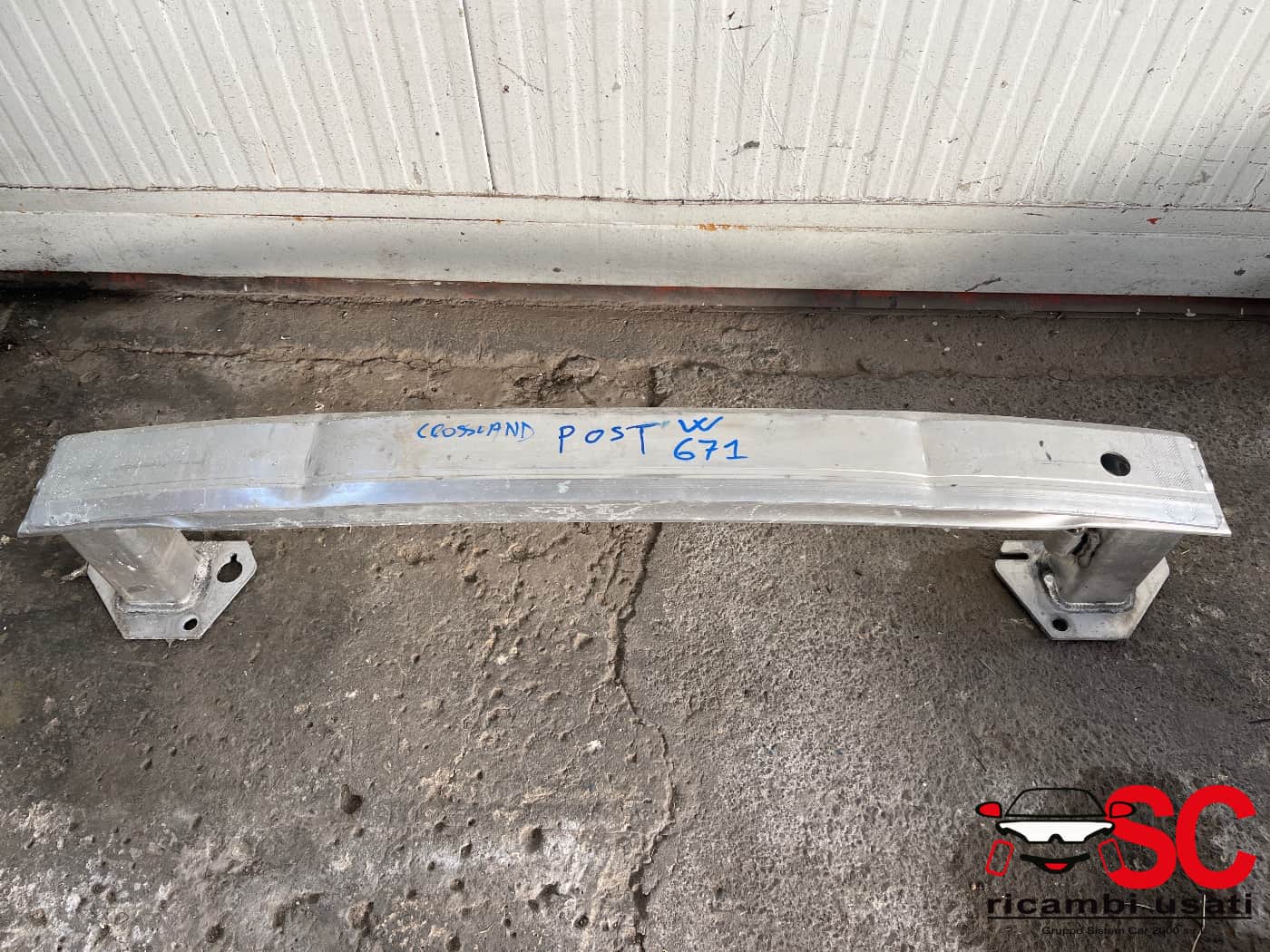 Traversa Paraurti Posteriore Opel Crossland X 9801174980 - W00671 Traversa Paraurti Posteriore Opel Crossland X 9801174980 - W00671