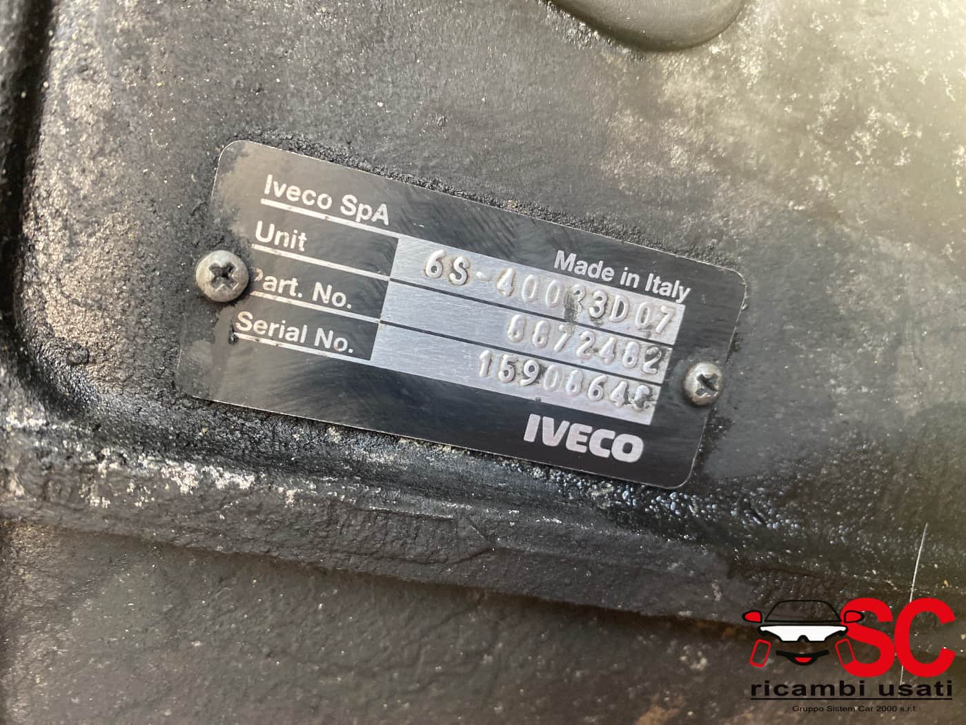 Cambio Manuale Iveco Daily 65c 3.0 145cv 6S-400OD 8872482 - W00829 Cambio Manuale Iveco Daily 65c 3.0 145cv 6S-400OD 8872482 - W00829