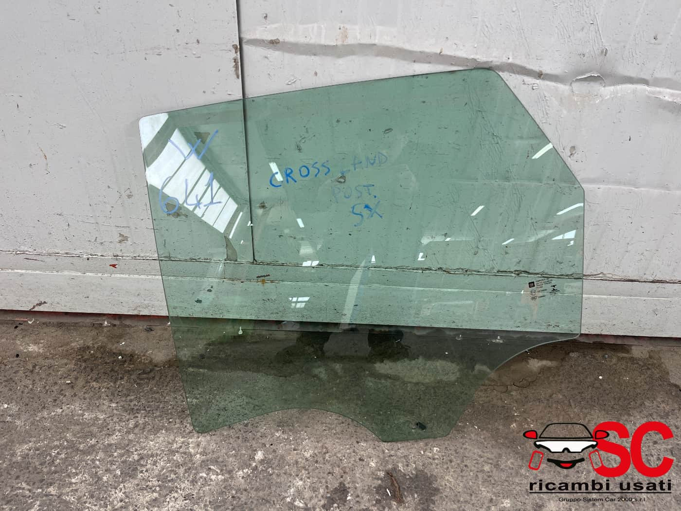 VETRO SCENDENTE POSTERIORE SINISTRO OPEL Crossland Serie (X) 13457750 (17>)