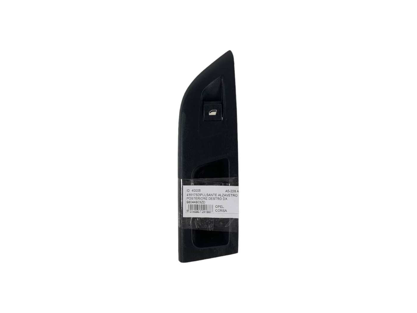 PULSANTE ALZAVETRO POSTERIORE DESTRO OPEL Corsa F Serie 98044803ZD (19>)