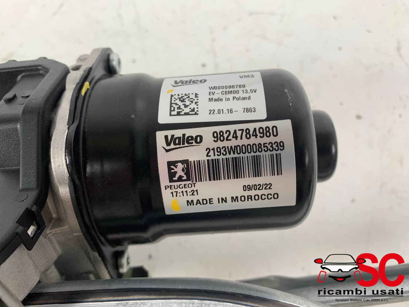 MOTORINO TERGICRISTALLO ANTERIORE OPEL Corsa F Serie 9824784980 (19>)
