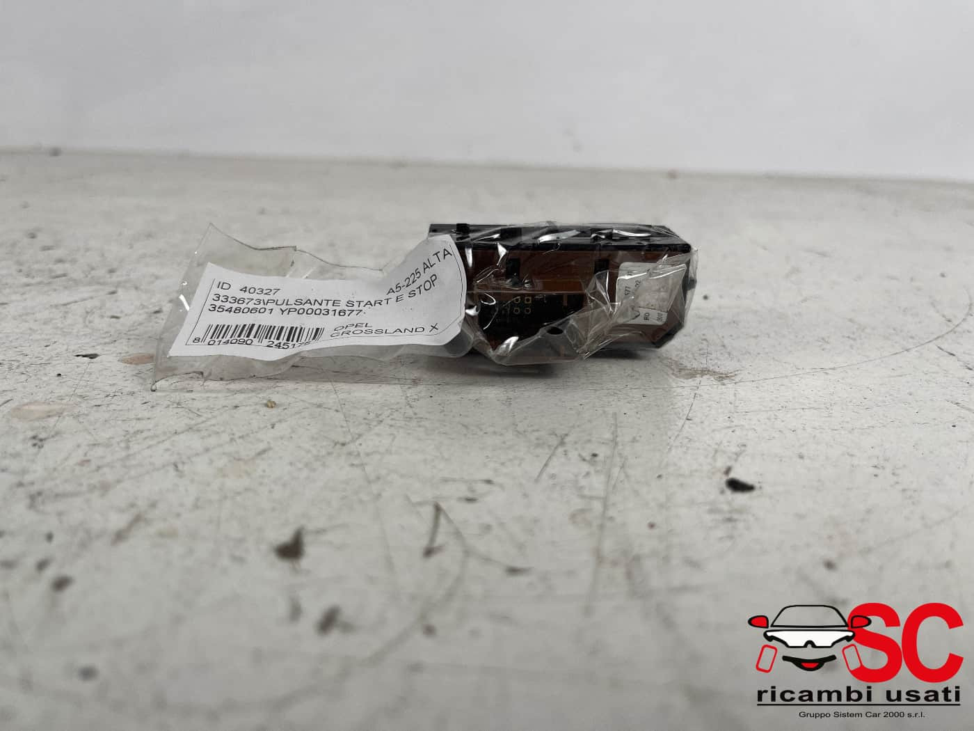 PULSANTE OPEL Crossland Serie (X) 35480601 (17>)