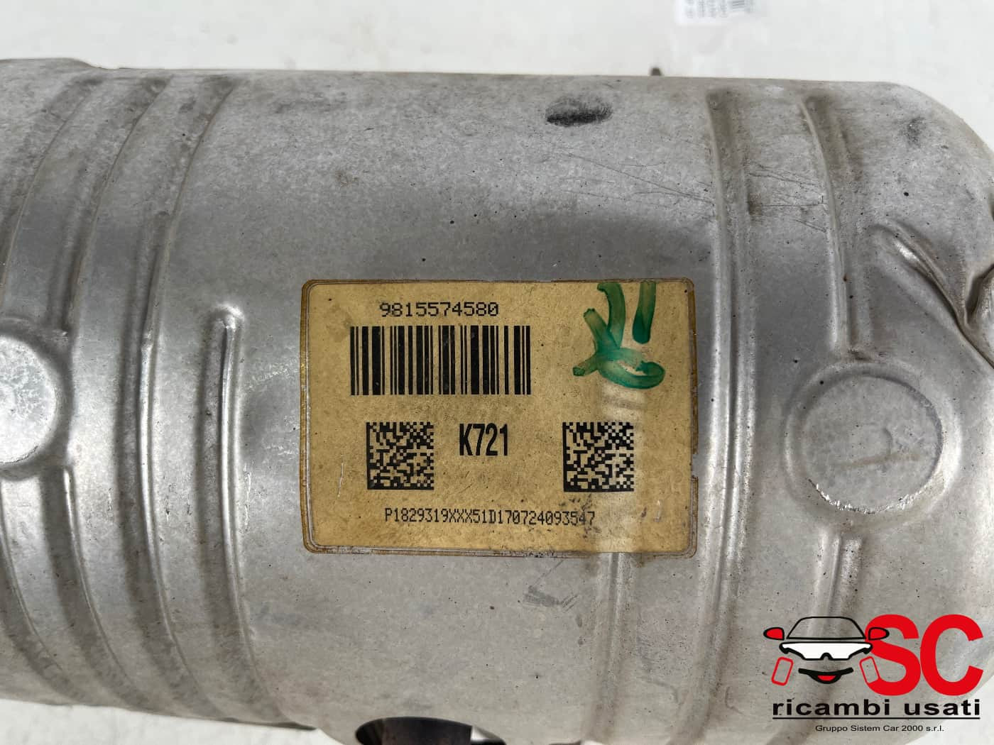 9815574580 CATALIZZATORE OPEL Crossland Serie (X) diesel
