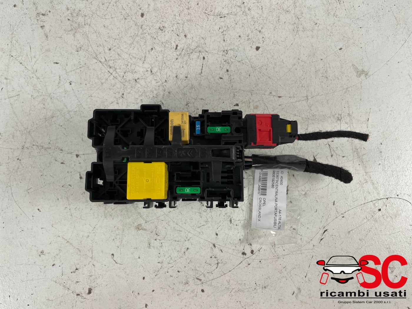 9806192580 9806192580 CENTRALINA PORTA FUSIBILI OPEL Crossland Serie (X) diesel