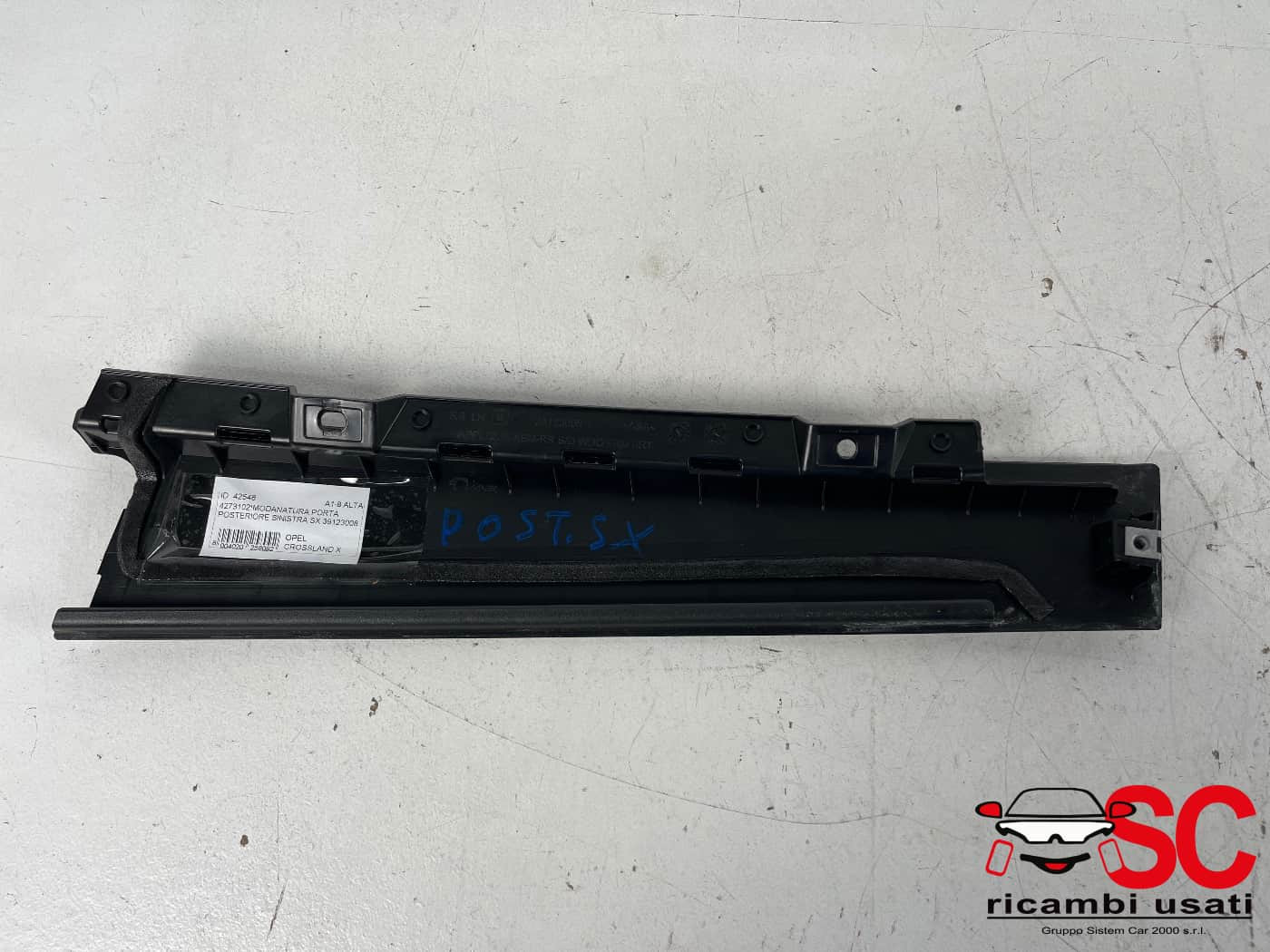 MODANATURA PORTA POSTERIORE SX OPEL Crossland Serie (X) 39123008 (17>)