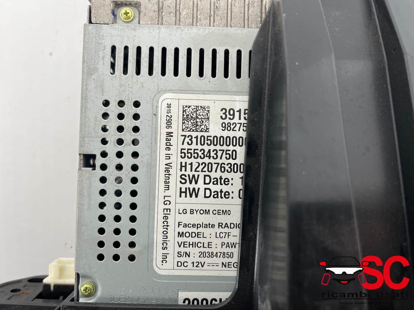 AUTORADIO OPEL Crossland Serie (X) 9827550680 (17>)