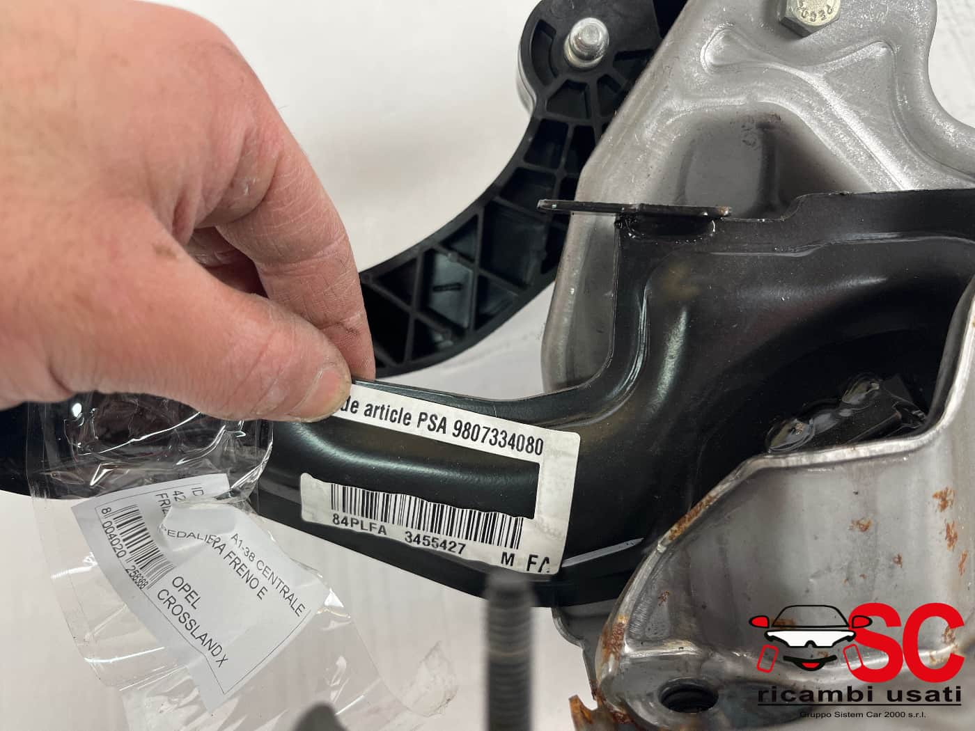 PEDALIERA FRENO + FRIZIONE OPEL Crossland Serie (X) 9807334080 (17>)