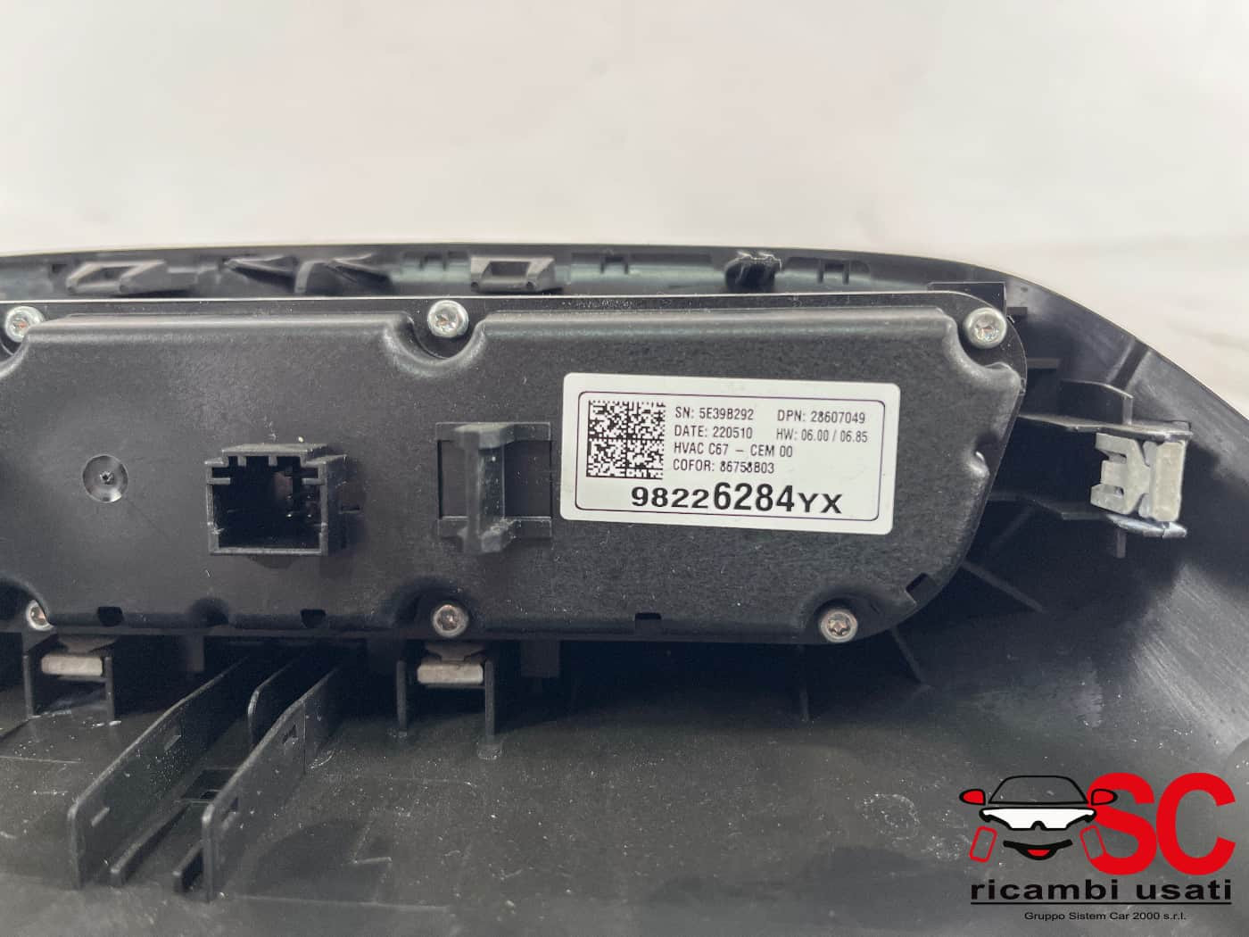 COMANDI CLIMA OPEL Crossland Serie (X) 98226284YX (17>)