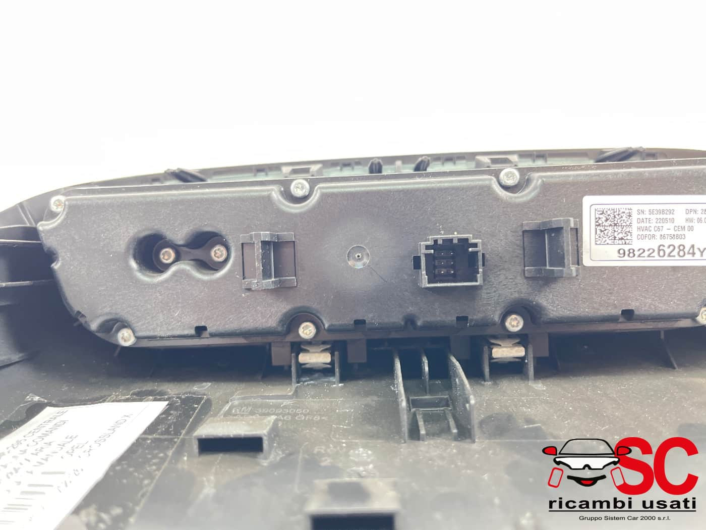 COMANDI CLIMA OPEL Crossland Serie (X) 98226284YX (17>)