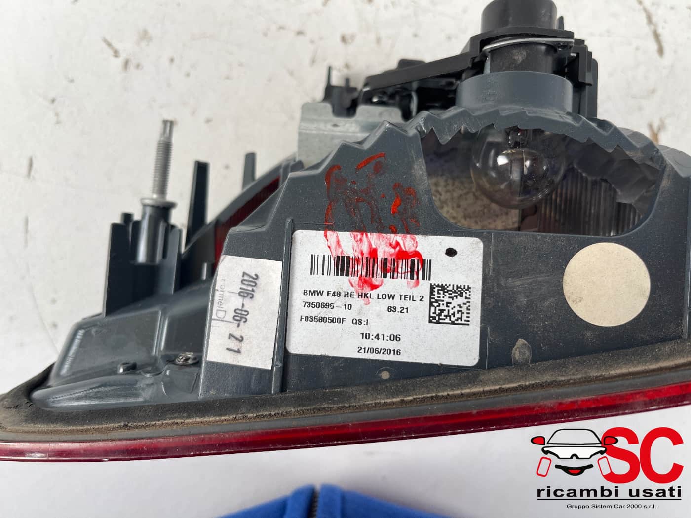 Fanale Stop Posteriore Destro Bmw X1 F48 63217350696 - 40956 Fanale Stop Posteriore Destro Bmw X1 F48 63217350696 - 40956