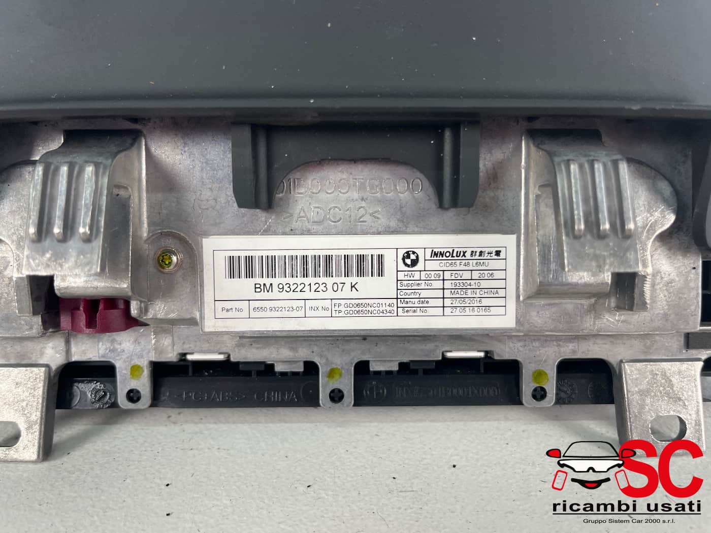 Display Multifunzione 6.5" Bmw X1 F48 65509322123 - 40973 Display Multifunzione 6.5" Bmw X1 F48 65509322123 - 40973