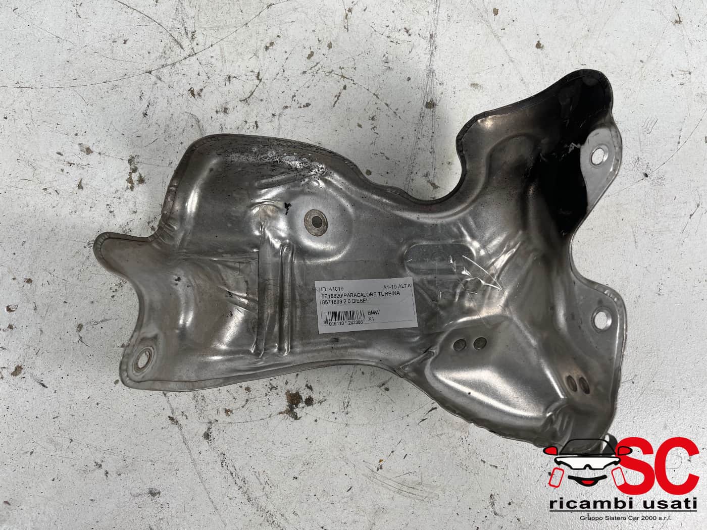 Paracalore Turbina Bmw X1 F48 8571893 - 41019 Paracalore Turbina Bmw X1 F48 8571893 - 41019