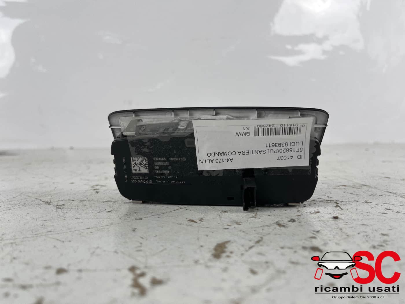 Pulsantiera Comando Luci Bmw X1 F48 9393611 - 41037 Pulsantiera Comando Luci Bmw X1 F48 9393611 - 41037