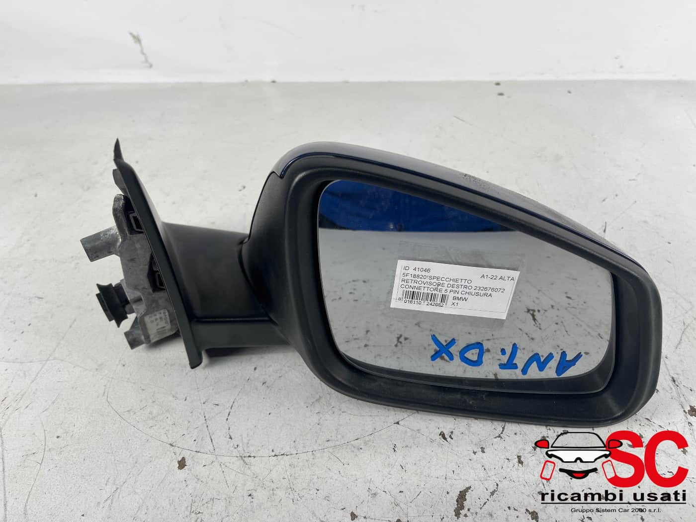 Specchietto Retrovisore Destro Bmw X1 F48 51167459788 232676072 - 41046 Specchietto Retrovisore Destro Bmw X1 F48 51167459788 232676072 - 41046