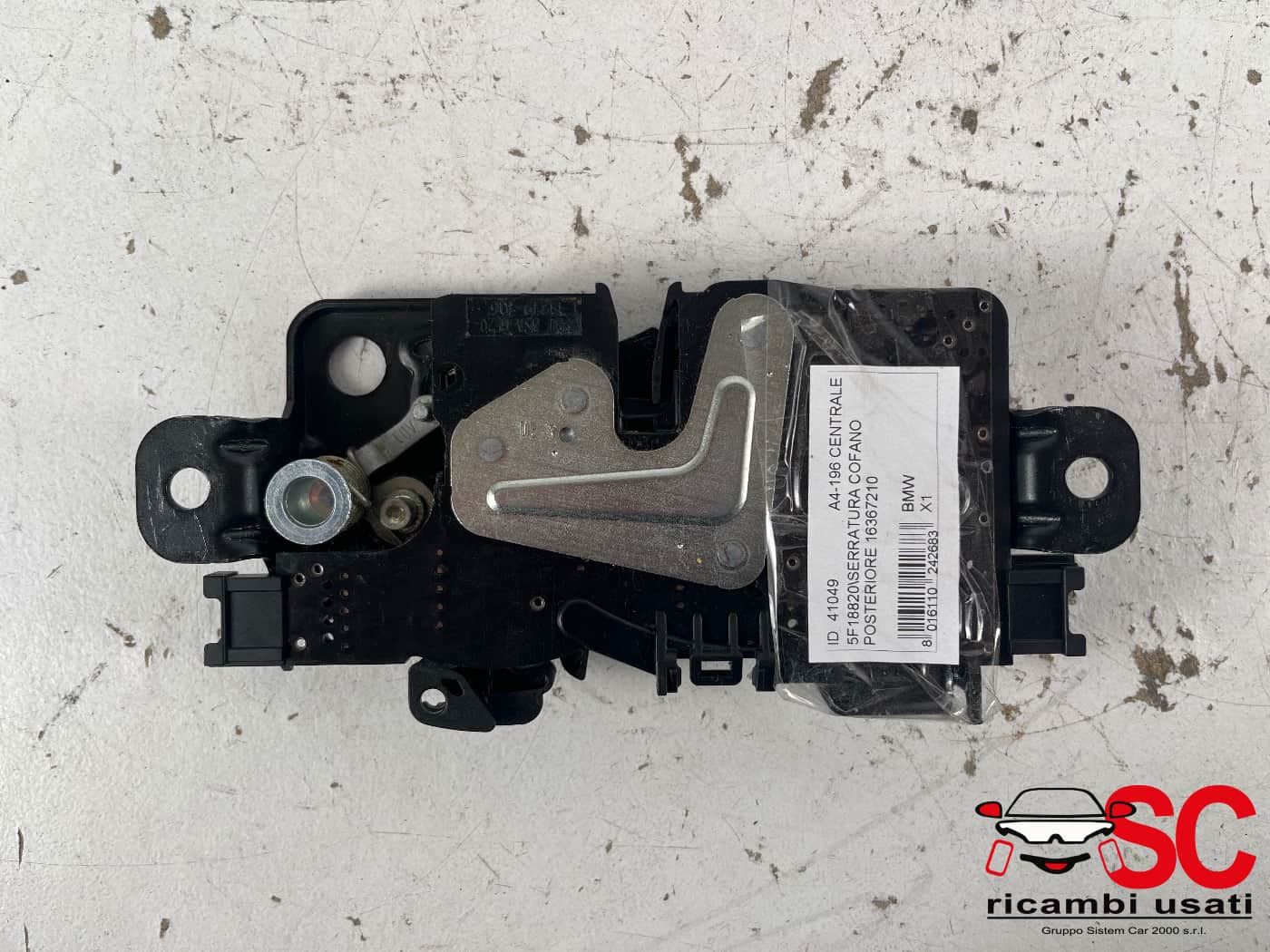 Serratura Portellone Bmw X1 F48 16367210 51247357112 - 41049
