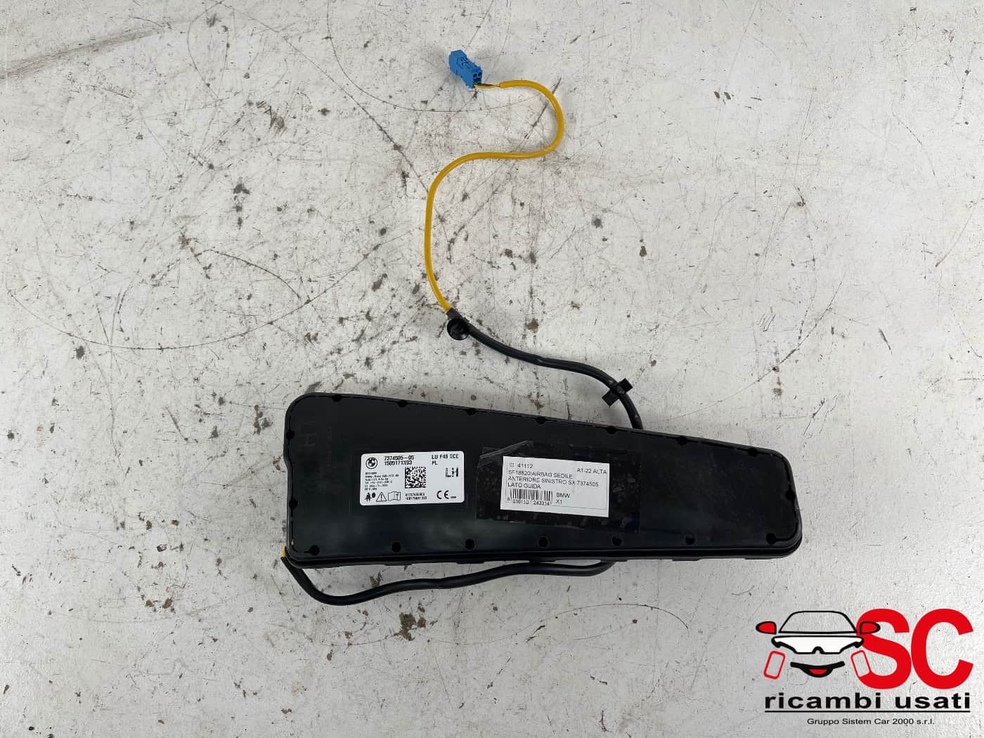 Airbag Sedile Anteriore Sx Bmw X1 F48 7374505 72127374505 - 41112