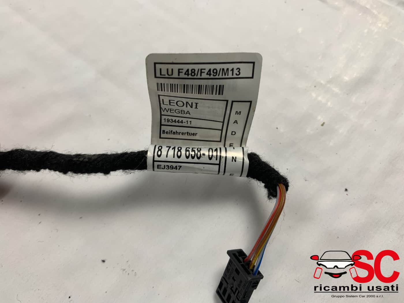 Cablaggio Impianto Porta Anteriore Dx Bmw X1 F48 61128718658 8718658 - 43218