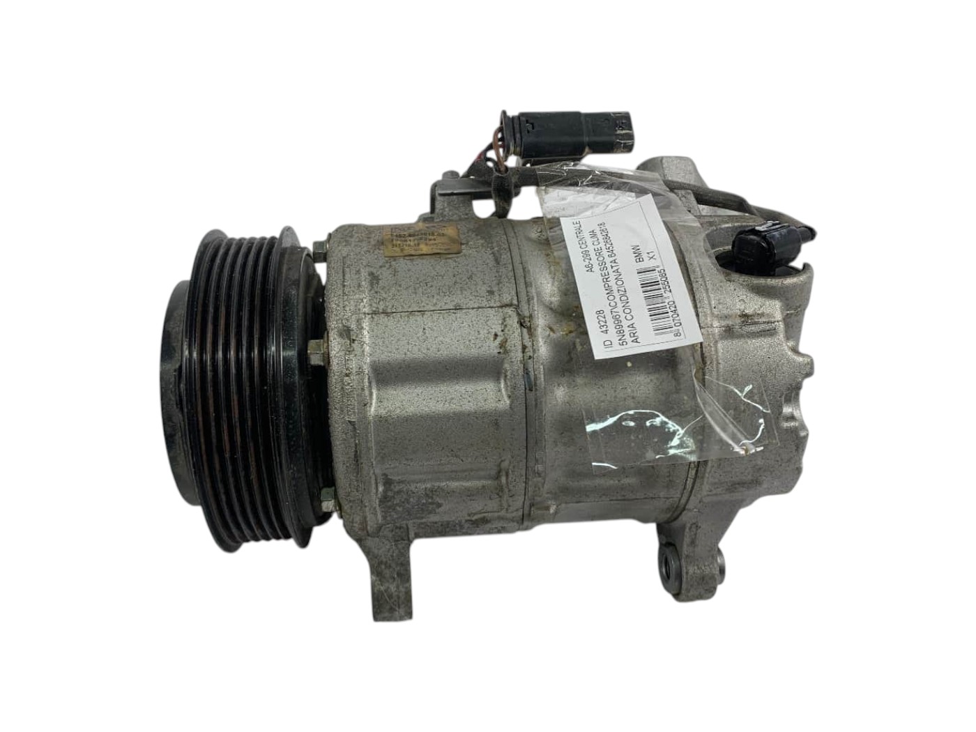 Compressore Clima Aria Condizionata Bmw X1 F48 64526842618 64525A21D11 - 43228 Compressore Clima Aria Condizionata Bmw X1 F48 64526842618 64525A21D11 - 43228
