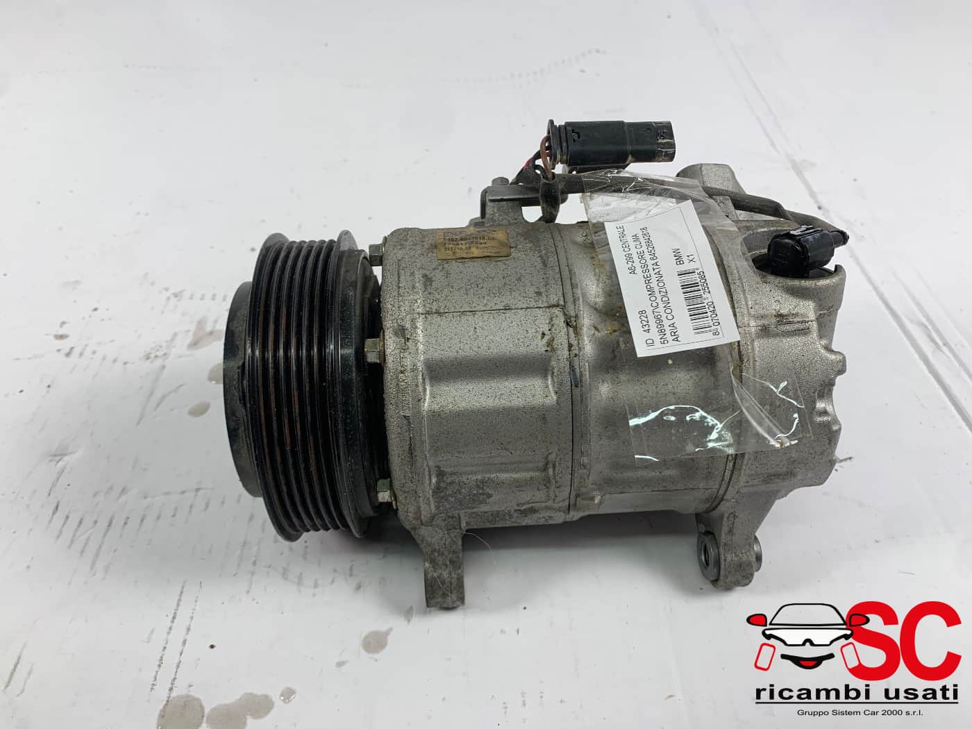 Compressore Clima Aria Condizionata Bmw X1 F48 64526842618 64525A21D11 - 43228 Compressore Clima Aria Condizionata Bmw X1 F48 64526842618 64525A21D11 - 43228