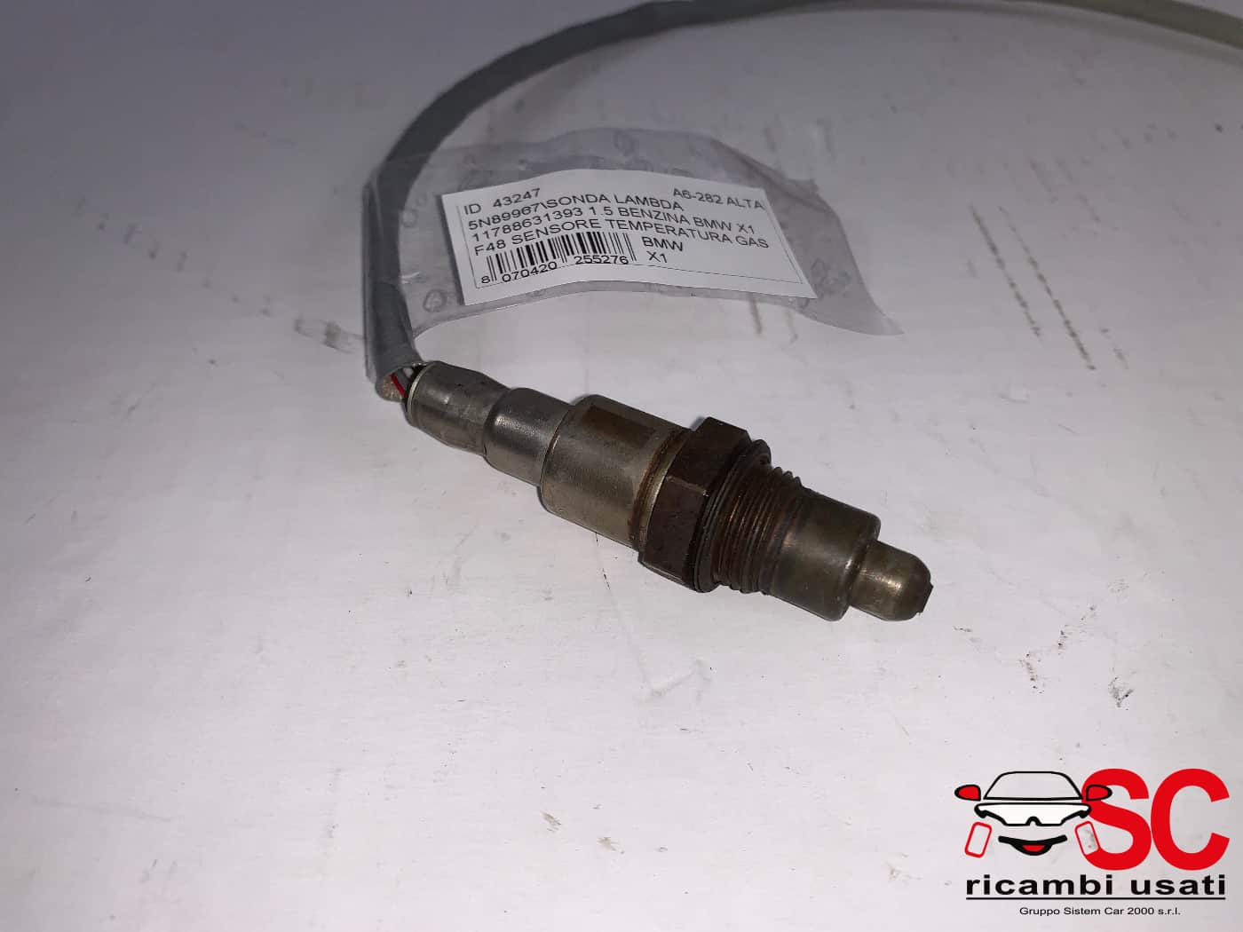 Sonda Lambda Bmw X1 F48 1.5 Benzina 11788631393 - 43247 Sonda Lambda Bmw X1 F48 1.5 Benzina 11788631393 - 43247