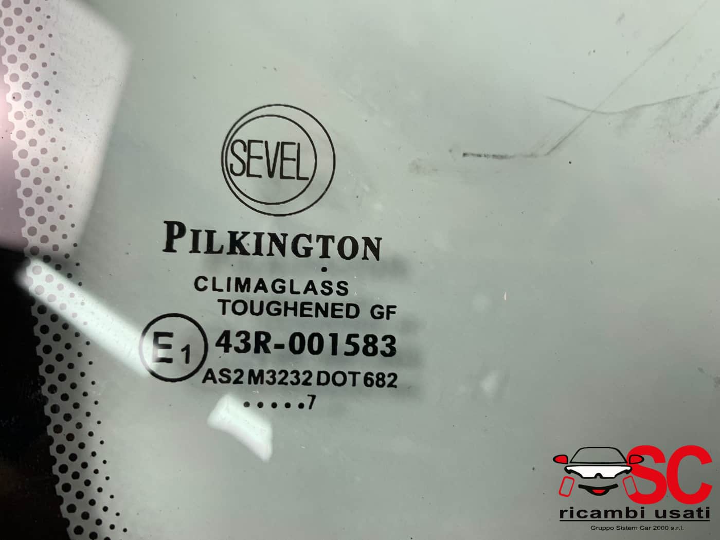 Vetro Fisso Porta Anteriore Destro Fiat Ducato  - 44932