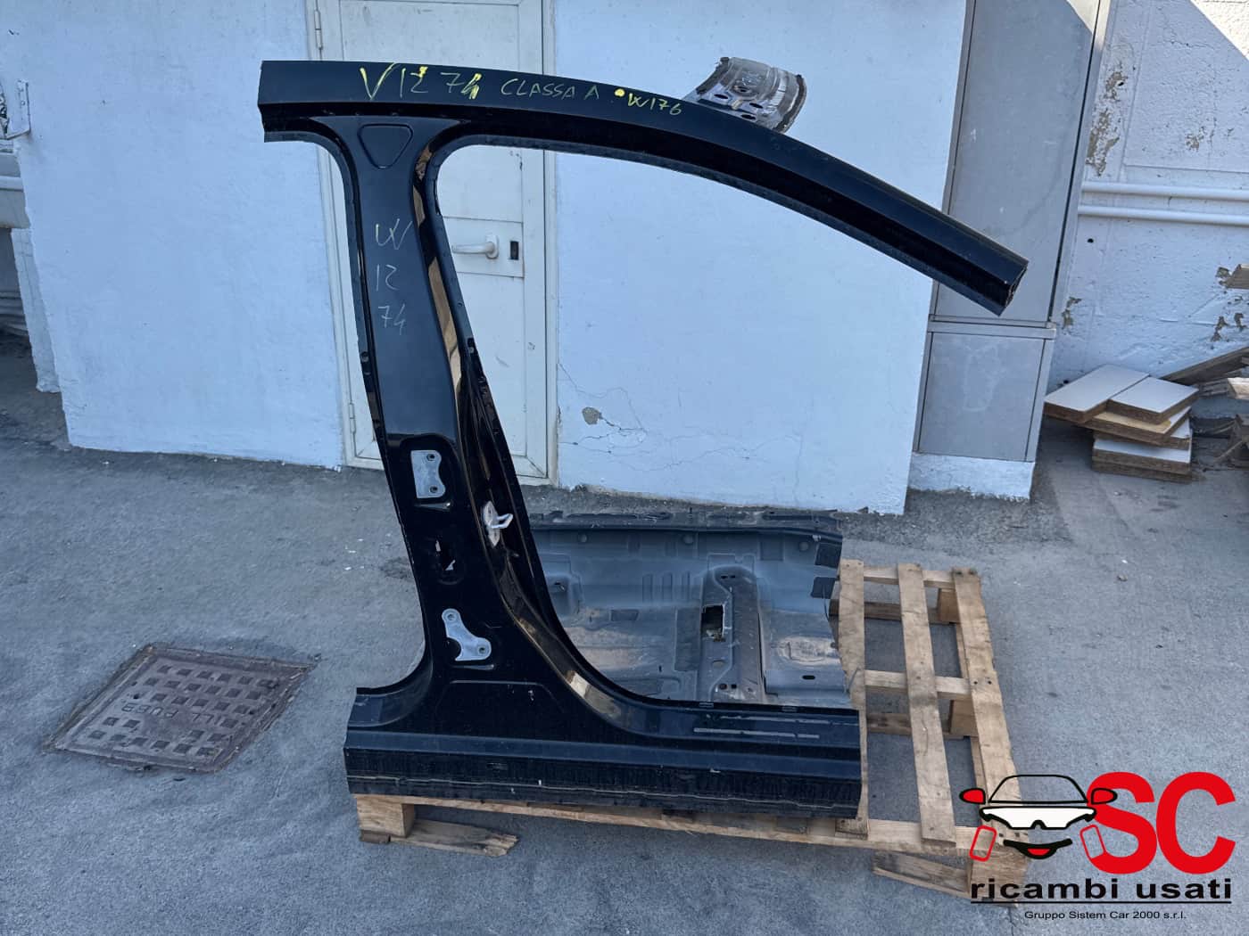 Montante Centrale Porta Classe A W176  - W01274