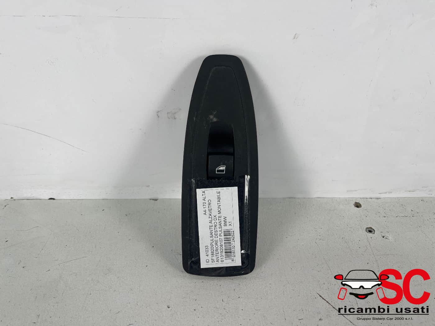 61319208107 PULSANTE ALZAVETRO ANTERIORE DX BMW X1 Serie (F48) diesel