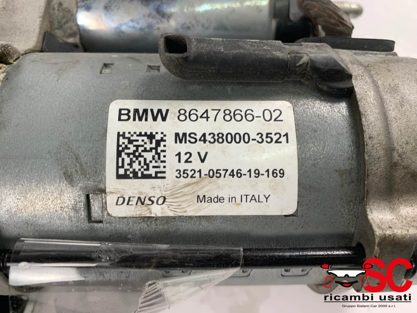 12418647866 MOTORINO AVVIAMENTO BMW X1 Serie (F48) benzina