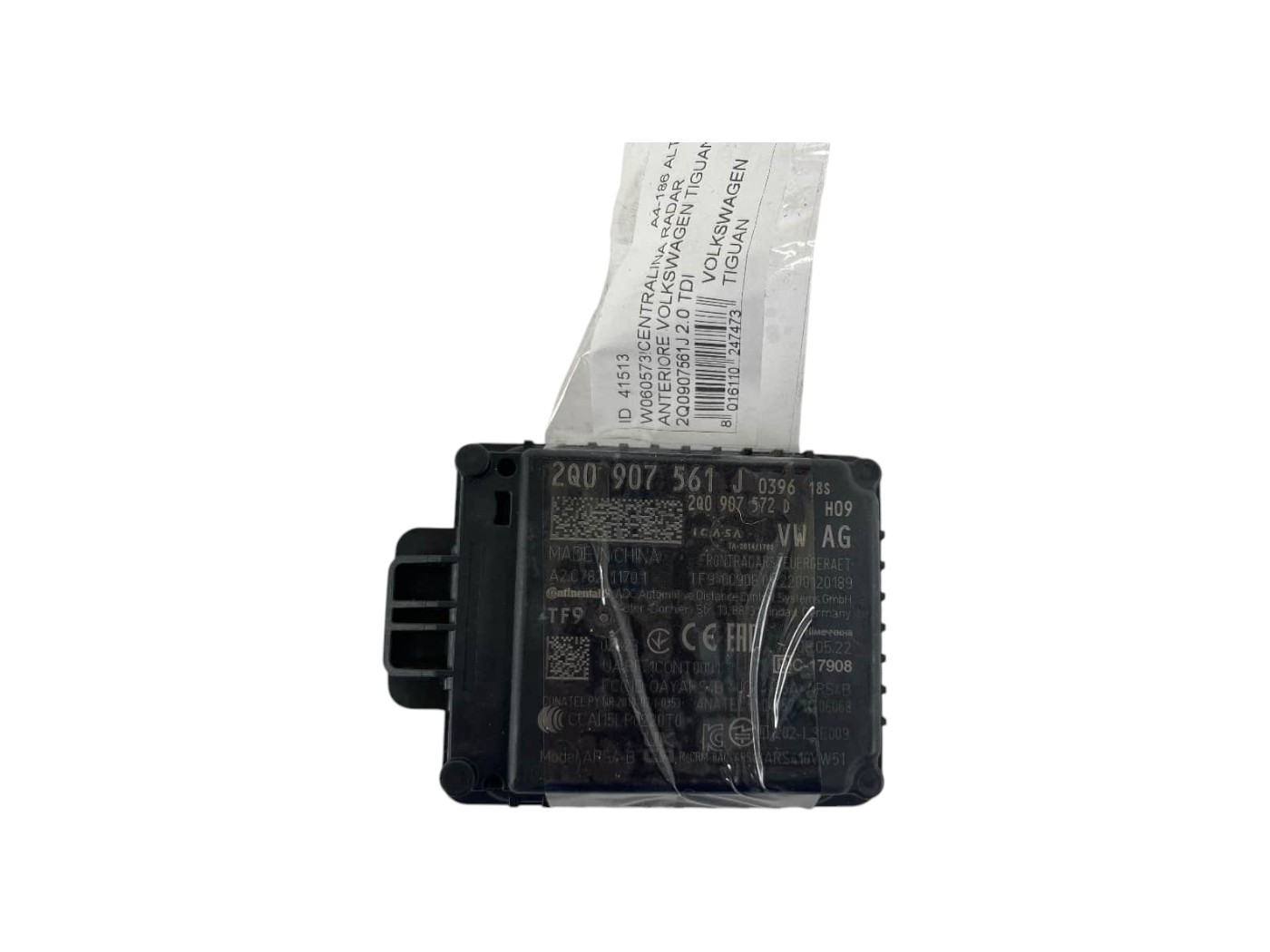 Centralina Sensore Radar Anteriore Tiguan 2.0 Tdi 2Q0907561J - 41513