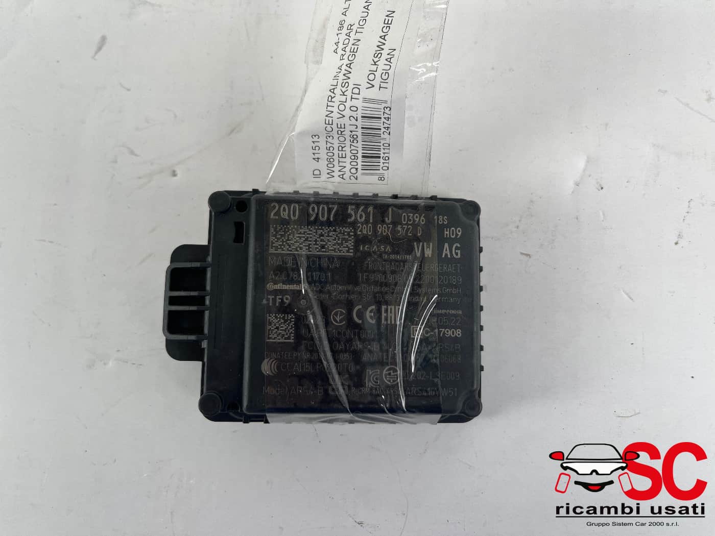 Centralina Sensore Radar Anteriore Tiguan 2.0 Tdi 2Q0907561J - 41513