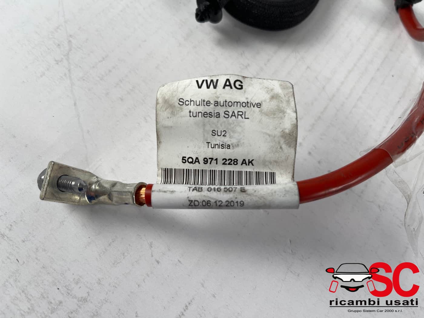 Cavo Batteria Volkswagen Tiguan 2.0 Tdi 5QA971228AK - 41527