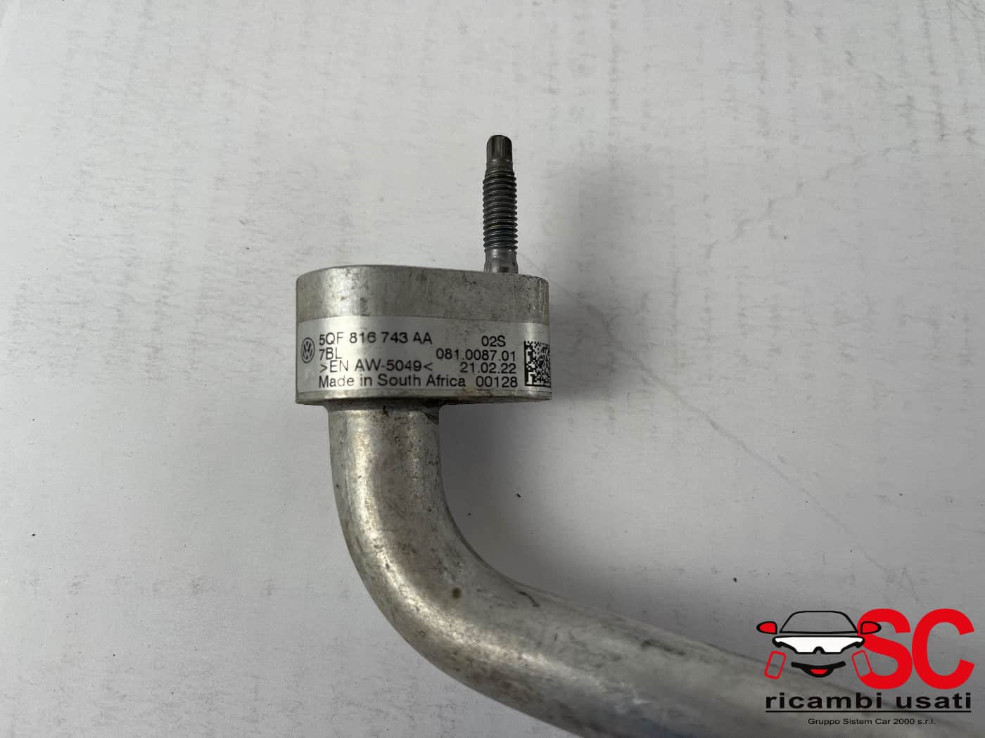 Tubo Clima Aria Condizionata Tiguan 2.0 Tdi 5QF816743AA - 41570