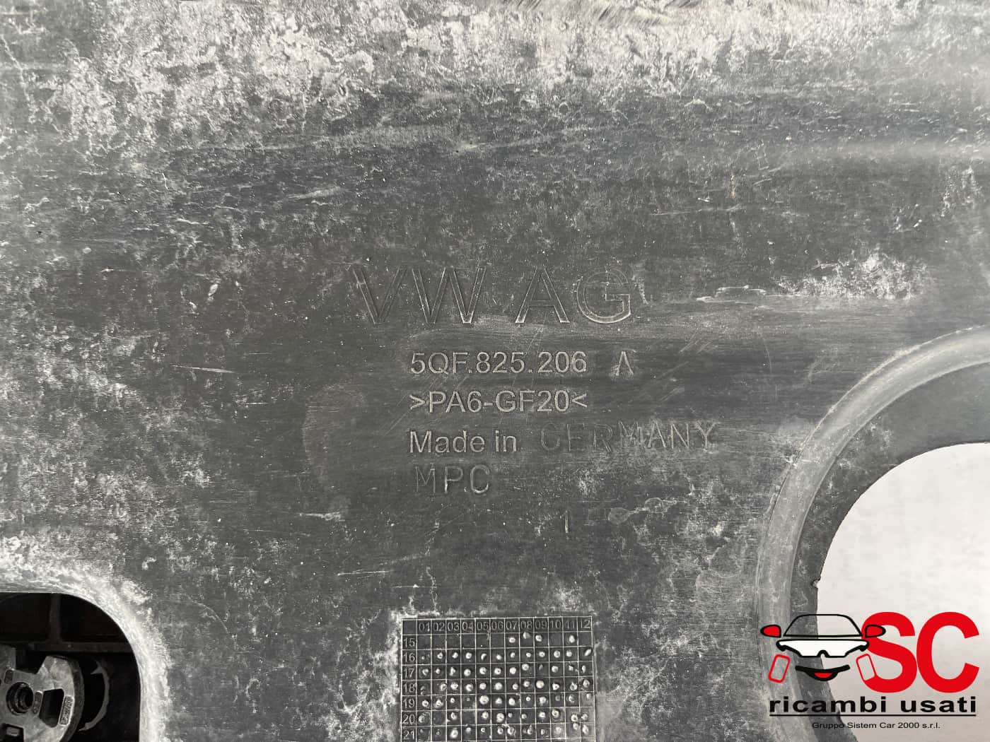 Sottoscocca Posteriore Volkswagen Tiguan 5QF825206A - 41581